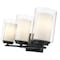 Z-Lite Willow 3 Light Vanity, Matte Black, Inner White & Outer Clear 426-3V-MB - alternate 3